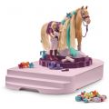 Schleich Horse Club Sofias Beauties Hästskönhetssalong 42617 - med figur, häst och dekorativa tillbehör