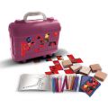 Multiprint Miraculous - Lady Bug Travel Set - koffert med fargeblyanter, stempler, klistremerker og aktivitetsbok