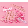 Make It Real Juicy Couture Perfectly Pink Bracelets - lag armbånd med 120 perler og 8 charms