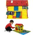 Pippi Villa Villekulla dukkehus i tre med lekematte - ny modell