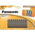 Panasonic AAA batterier - 10 pakning (LR03)