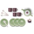 Dantoy Green Garden legetøjsservice - Tesæt i svanemærket plastik - 16 dele