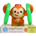 Bright Starts Aktivitetsleke - Rullende ape som lyser