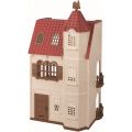 Sylvanian Families Red Roof Tårnhus med heis - 1 persisk kattefigur inkludert