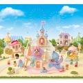 Sylvanian Families Baby fornøyelsespark lekesett med slott og karuseller - 3 babyfigurer inkludert