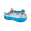 Intex Swim Center Family Lounge Pool - oppusteligt bassin med 4 sæder - 229 x 229 x 66 cm