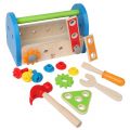 Hape Verktygslåda i trä med leksaksverktyg - 17 delar 