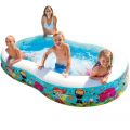 Intex Swim Center Seashore Pool - oppblåsbart basseng med sjømotiv - 262 x 160 cm