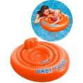 Intex Baby Float - orange badring med sits - 1-2 år - 76 cm