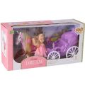 Häst och vagn figurpaket med prinsessdocka