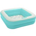 Intex Play Box Pool - oppblåsbart barnebasseng - 57 liter - blå