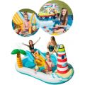 Intex Fishing Fun Pool aktivitetscenter - bassin med fiske-tema og sprayer funktion - 218 x 188 cm