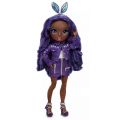 Rainbow High Fashion Doll - Krystal Bailey dukke med 2 antrekk - Indigo dukke 28 cm