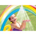 Intex Rainbow Ring aktivitetspool - med spel och vattenspridare - 380 liter