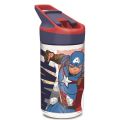 Avengers Comic Heroes Tritan Premium Drikkeflaske med sugerør - 480 ml
