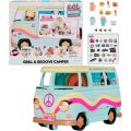LOL Surprise Grill & Groove 5i1 Camper - lekebil og camper med tilbehør og klistremerker