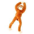 Brun ape kosebamse med lange armer - 80 cm