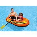 Intex Explorer Pro 100 - uppblåsbar orange båt för en person - 160 x 94 cm