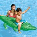 Intex Lil' Gator Ride-on - uppblåsbar badleksak med handtag - krokodil - 168 x 86 cm