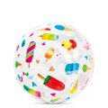 Intex Lively Print Ball - uppblåsbar badboll med glassmotiv - 51 cm