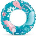 Intex Transparent Ring - uppblåsbar badring - 61 cm - hav