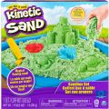Kinetic Sand grønt sandkasse-sett med 3 former - 454 g