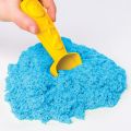 Kinetic Sand blått sandkassesett med spade og 3 former - 454 g