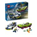 LEGO City 60415 Jakt med polisbil och muskelbil