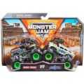 Monster Jam 2 pack 1:64 Die Cast - Grave Digger vs Avenger metallbiler