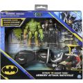 Batman Armory Attack Batcycle figursett - Batman vs. Swamp Thing - 10 cm