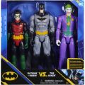 Batman actionfigurer 3-pack - Batman og Robin vs The Joker - 30 cm