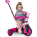 Smart Trike Breeze S 3i1 trehjuling med föräldrahandtag - rosa 