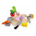 Hape Köksleksaker startset - köksredskap och grönsaker – leksaksmat i trä