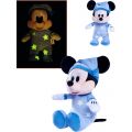 Disney Mickey Mouse sovedyr der lyser i mørket - 25 cm lang