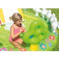 Intex My Garden Play lekesenter - oppblåsbart basseng med sklie og regnbue-dusj - 290 x 180 x 104 cm