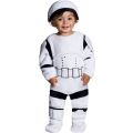 Star Wars Classic Deluxe Stormtrooper kostume - 6-12 mdr. - heldragt med blød hjelm