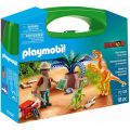 Playmobil Dinos utforsker lekesett i koffert 70108