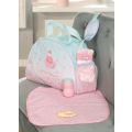 Baby Annabell Travel Changing Bag - stelleveske til dukke - med matte, bleie, pudder og rangle