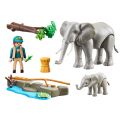 Playmobil Family Fun Elefantinhägnad - 17 delar - 70324
