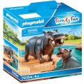 Playmobil Family Fun Zoo Flodhest med baby 70354