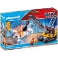 Playmobil City Action Linkran med byggdel - 70442