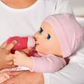 Baby Annabell interaktiv dukke - 43 cm - dukken som lager søte babylyder, beveger munnen, gråter ekte dukketårer og har øyne som lukkes