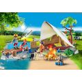 Playmobil Family Fun Campingtur med familien - lekesett 70 deler 70743