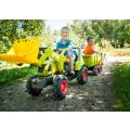 Rolly Toys rollyFarmtrac: Claas Arion 640 pedal-traktor med frontlæsser - gummihjul med luft