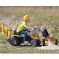Smoby Builder Max tractor - tråtraktor med tilhenger, skuffe og grabb