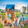 Playmobil Horses of Waterfall Hestestall med Amelia og Whisper 71353