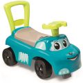 Smoby Ride-on - blå gåbil med rom under setet - 54 cm lang