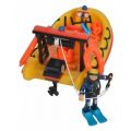 Brandmand Sam Neptun-båd - Penny-figur - flyder og kan bruges i vand
