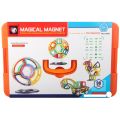 Magical Magnet - magnetiske byggeklosser i flere farger - 98 deler