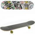 Skateboard med mönster ABEC 5 - 77 cm lång